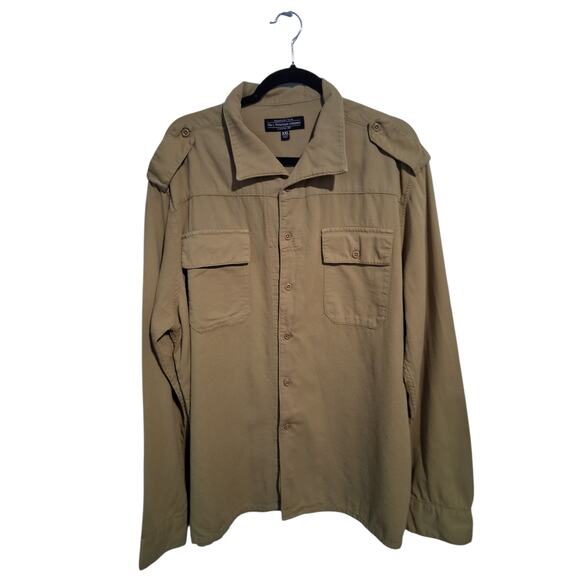 Vintage The J. Peterman Company Mens Size XXL Field Farm Workwear Grunge Shirt - Picture 1 of 15